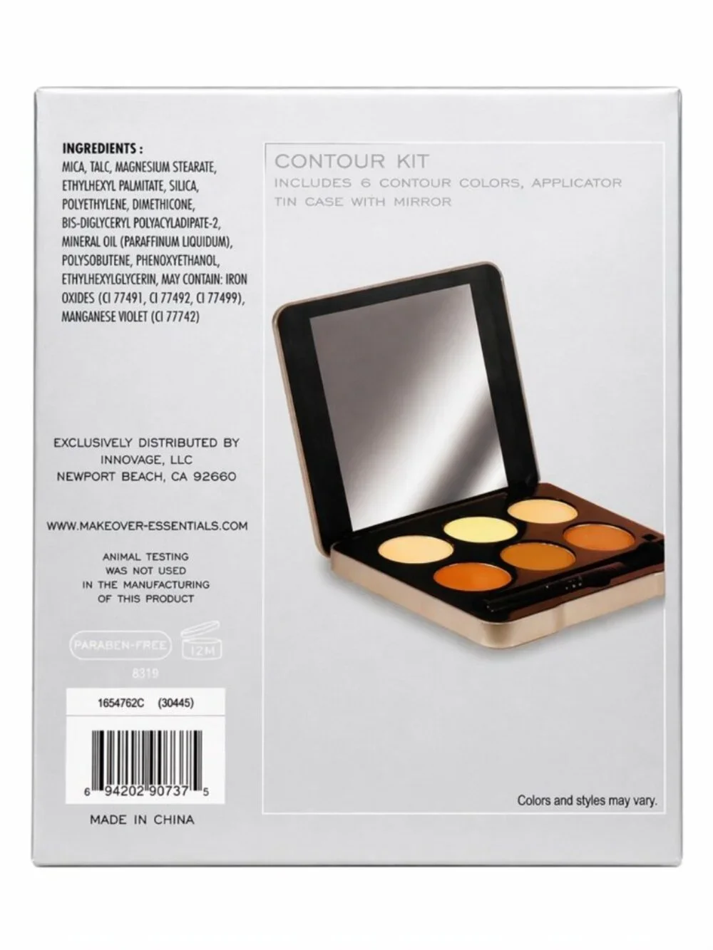 ME MAKEOVER ESSENTIALS Bronzer & Contour Palette - Neutral Browns & Creams